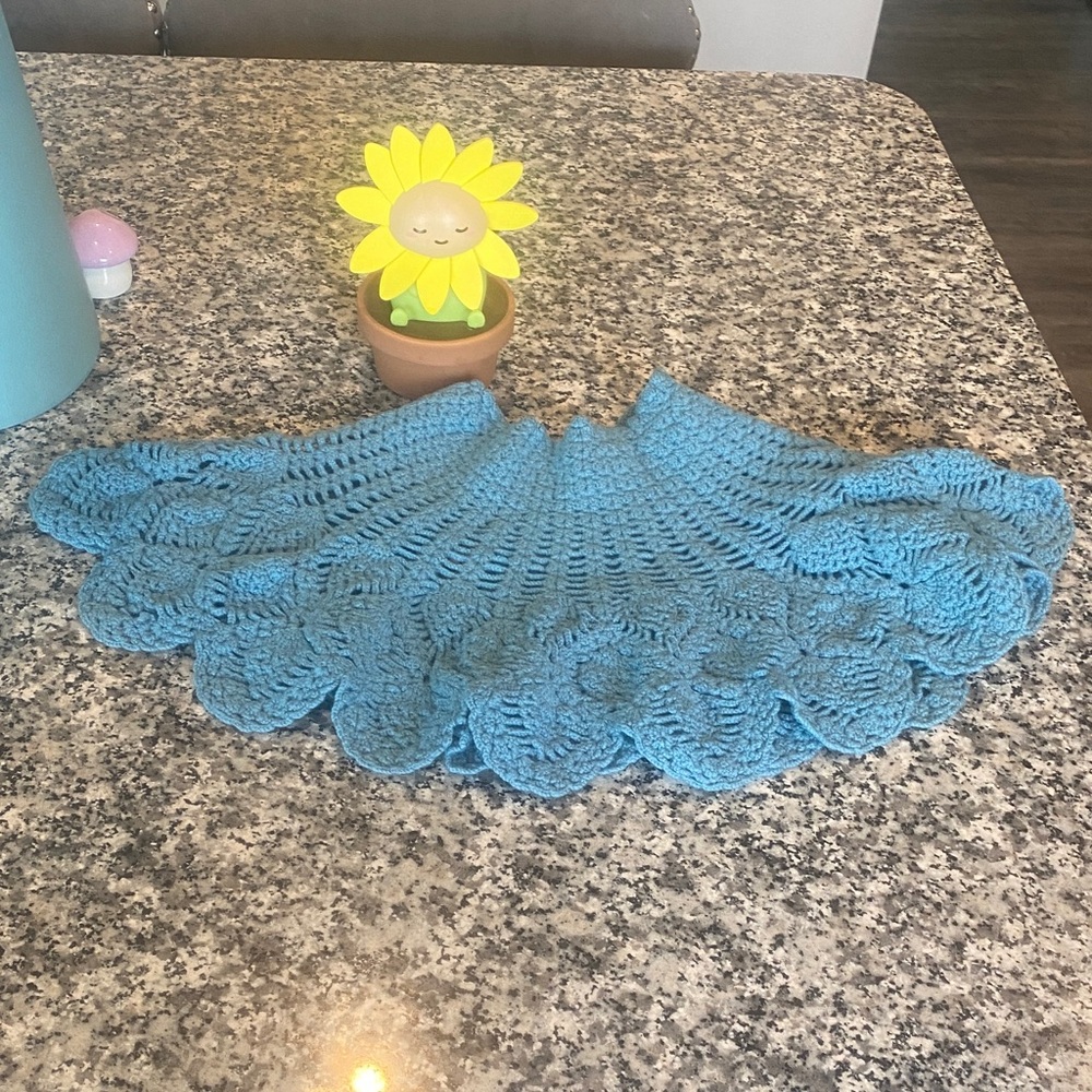Handmade Crochet Collar Bib
